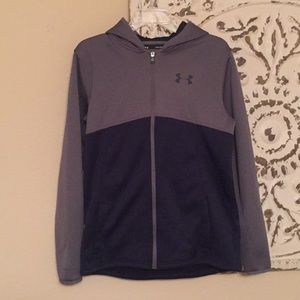 Under Armour Youth Zip up Fleece lined Hoodie